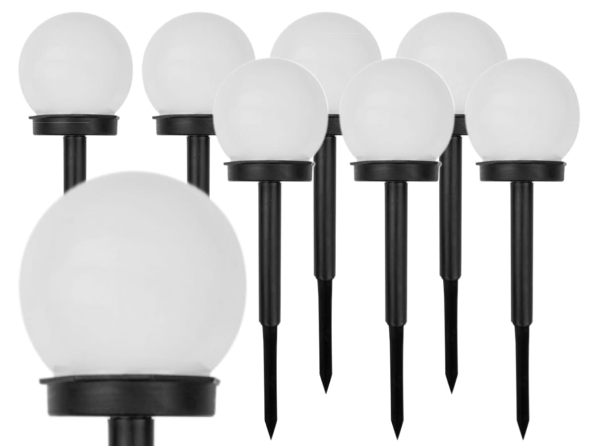 Lampa solarna wbijana LED SSO-5 okrągły klosz